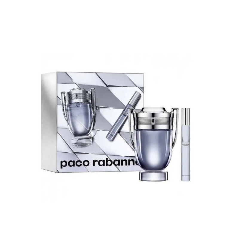 Paco Rabanne Invictus Eau de Toilette Spray 100ml Set di 2 pezzi
