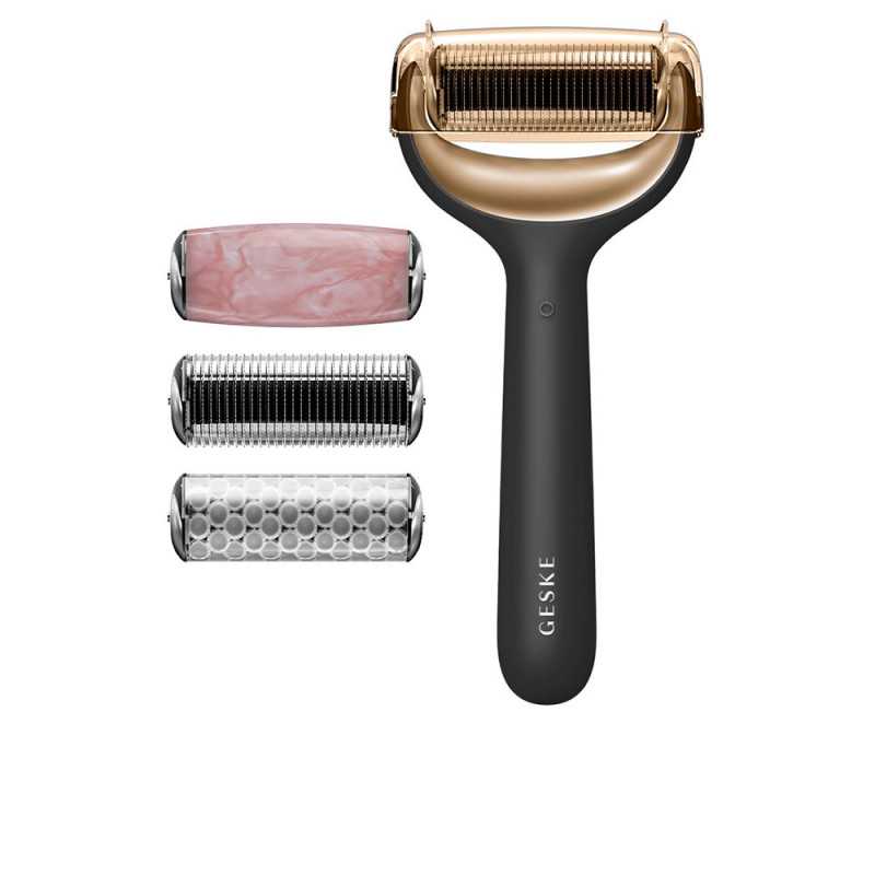 SMART APP GUIDED rodillo facial y corporal con microagujas 9 en 1 negro 4 u by GESKE for Unisex SMART APP GUIDED rodillo facial y corporal con microagujas 9 en 1 negro 4 u by GESKE for Unisex