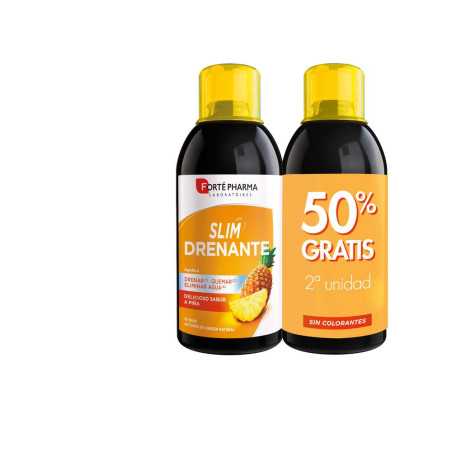 SLIM DRENANTE duo Pina 2 x 500 ml by FORTE PHARMA for Unisex