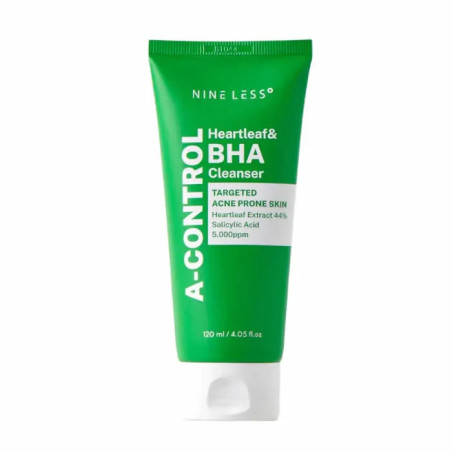 Nine Less A-Control Heartleaf & BHA Cleanser 120ml