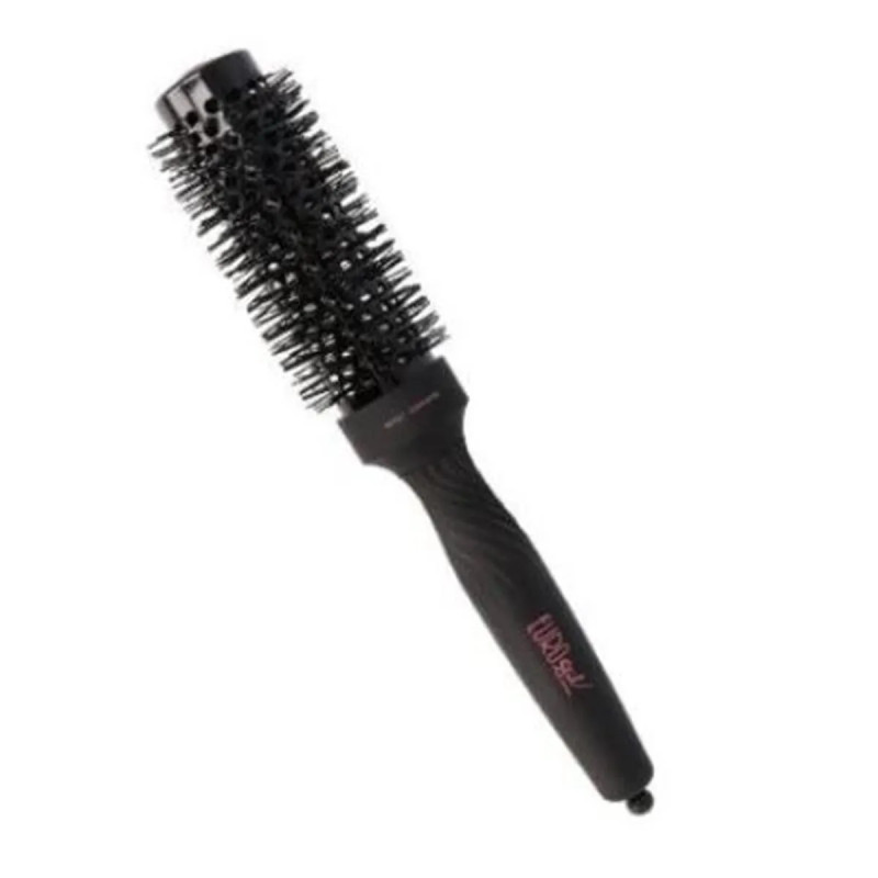 Brosse thermique ionique Eurostil en caoutchouc mangue 35 mm, 1 unité