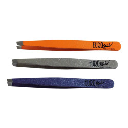 Pinça Eurostil Média de 8cm, Cores Sortidas, 1 unidade