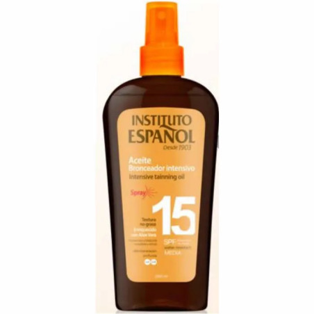 Instituto Español Intensive Tinning Oil Spf15 Spray 250ml