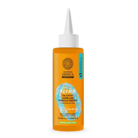 Natura Siberica Oblepikha Réparation Kératine Agua Milagrosa Lamellaire 200 ml