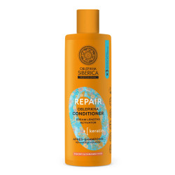 Après-shampoing Natura Siberica Oblepikha Color Aminoplex pour cheveux colorés 400 ml