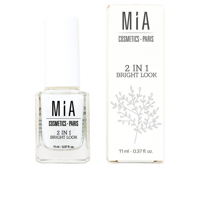 2 IN 1 BRIGHT LOOK tratamiento uñas 11 ml by MIA COSMETICS PARIS for Unisex