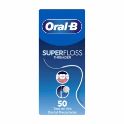 Oral-B Superfloss 50 brins de fil dentaire prédécoupés