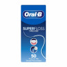 Fio dental Oral-B Superfloss com 50 fios pré-cortados.