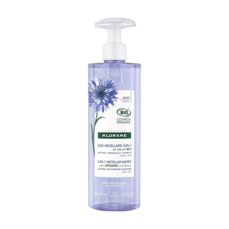 ACIANO BIO agua micelar desmaquillante 400 ml by KLORANE for Unisex ACIANO BIO agua micelar desmaquillante 400 ml by KLORANE for Unisex