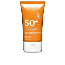 SOLAR crema tacto seco rostro UVA/UVB50+ 50 ml by CLARINS for Woman