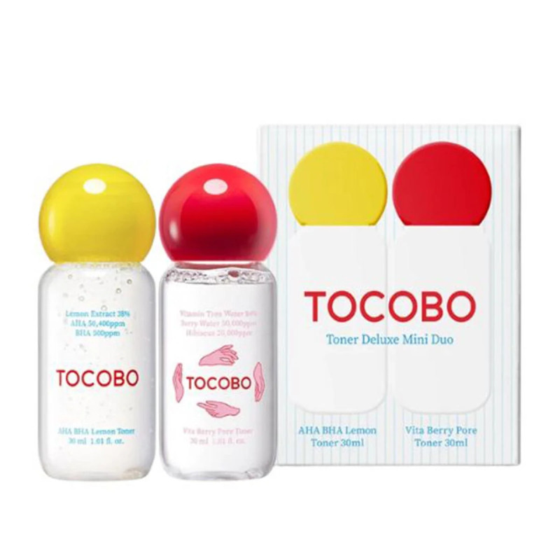 Tocobo Toner Deluxe Mini Duo Tónico Limón Baya 2un