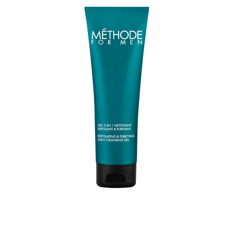MÉTHODE FOR MEN Gel 3en1 Nettoyant Exfoliant&Purifiant 125 ml by JEANNE PIAUBERT for Unisex