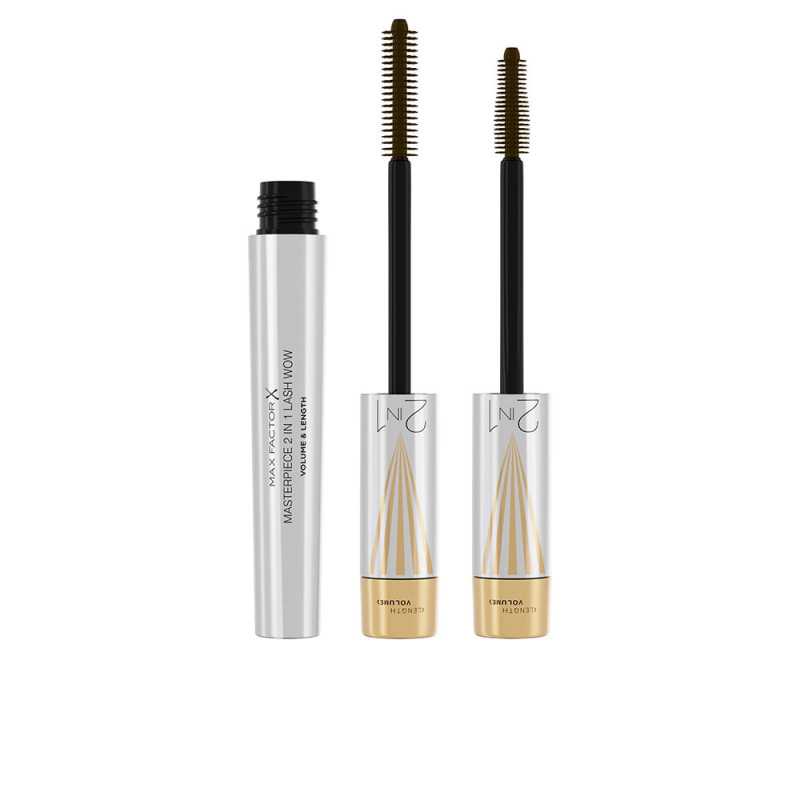 MASTERPIECE 2 IN 1 LASH WOW mascara de pestanas 02 black brown 7 ml by MAX FACTOR for Unisex MASTERPIECE 2 IN 1 LASH WOW mascara de pestanas 02 black brown 7 ml by MAX FACTOR for Unisex