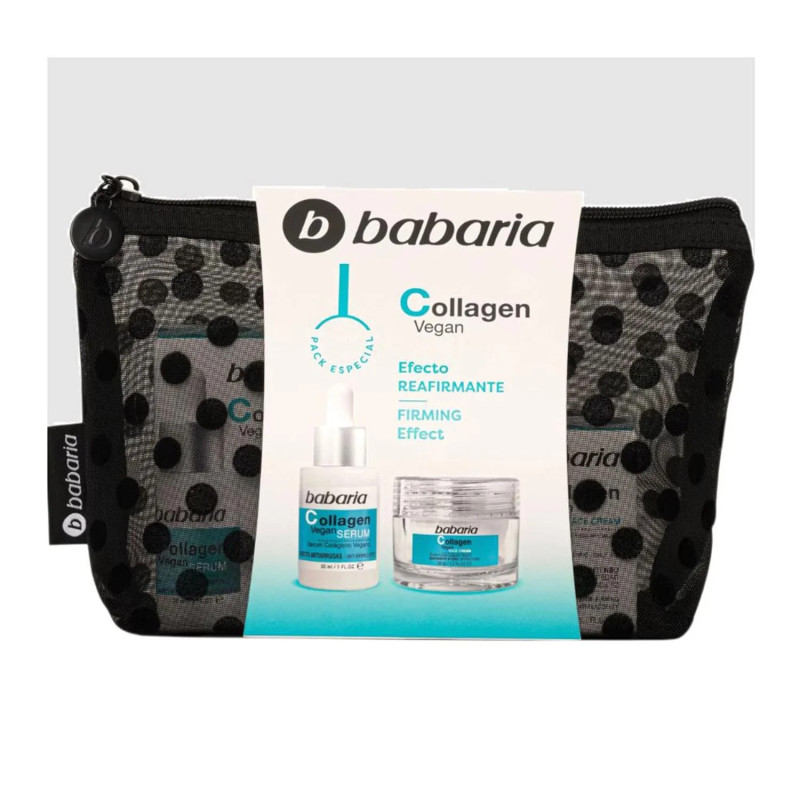 Crème visage effet collagène Babaria 50 ml, 1 unité de crème, 1 unité de sérum, 1 unité de coffret cadeau