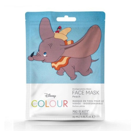 Máscara facial Disney Colour Dumbo cor pêssego (1 unidade)