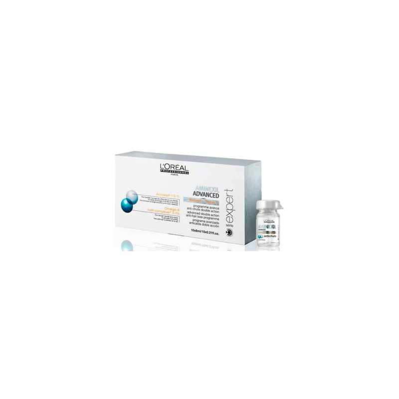 L'oreal Professionnel Aminexil Advanced Ampollas Enriquecidas Con Activos Dermatológicos Para Cabello 10 X 6ml