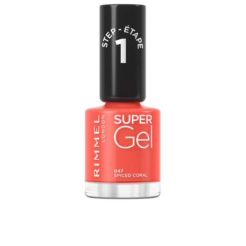 SUPER GEL esmalte de unas 047 spiced coral 12 ml by RIMMEL LONDON for Unisex SUPER GEL esmalte de unas 047 spiced coral 12 ml by RIMMEL LONDON for Unisex