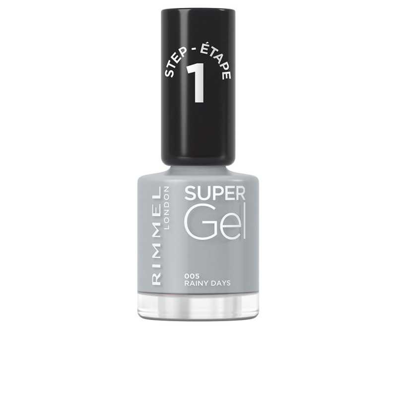 SUPER GEL esmalte de unas 005 rainy days 12 ml by RIMMEL LONDON for Unisex SUPER GEL esmalte de unas 005 rainy days 12 ml by RIMMEL LONDON for Unisex