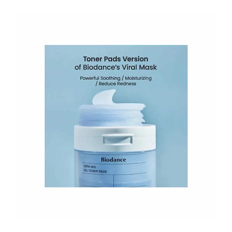Biodance Cera-Zero Gel Toner 60 Tampons