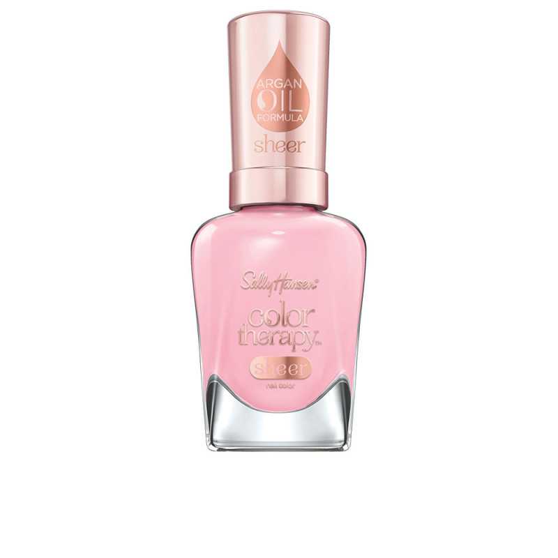 COLOR THERAPY SHEER esmalte color y cuidado 537 Tulle Much 147 ml by SALLY HANSEN for Unisex