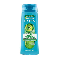 Champú anticaspa desintoxicante cítrico Garnier Fructis 250 ml