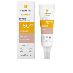 REPASKIN FACIAL tacto seda con color SPF50 50 ml by SESDERMA for Unisex
