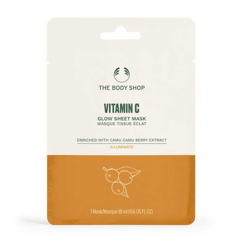 VITAMIN C glow sheet mask 18 ml by THE BODY SHOP for Woman VITAMIN C glow sheet mask 18 ml by THE BODY SHOP for Woman