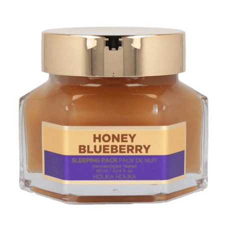 Mascarilla de noche Holika Honey Blueberry Sleeping Pack De Nuit 90 ml