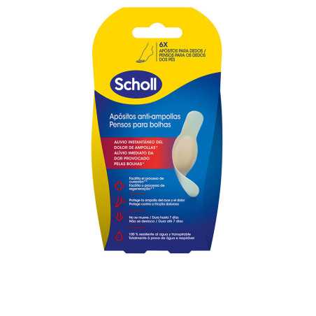 APÓSITOS anti-ampollas para dedos 6 u by SCHOLL for Unisex