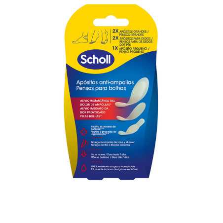 APÓSITOS anti-ampollas surtido 5 u by SCHOLL for Unisex