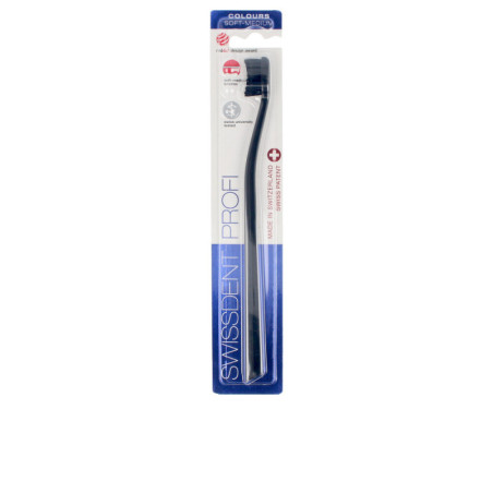 COLOURS CLASSIC toothbrush blackred 1 u by SWISSDENT for Unisex