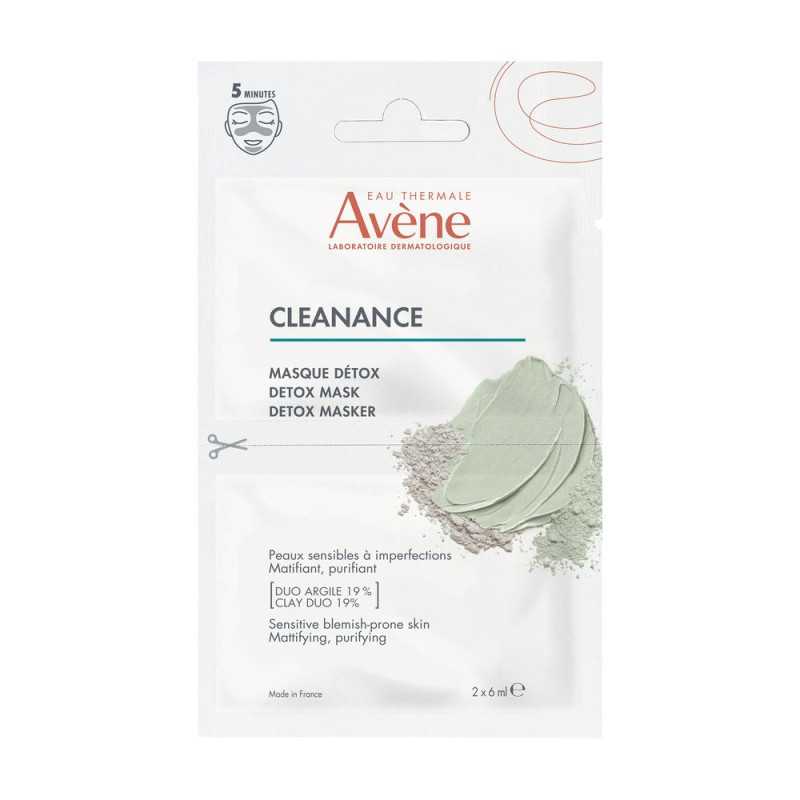 CLEANANCE mascarilla detox 2 x 6 ml by AVÈNE for Woman CLEANANCE mascarilla detox 2 x 6 ml by AVÈNE for Woman