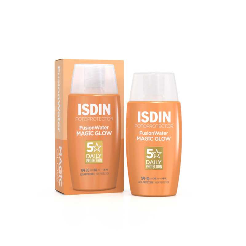 FOTOPROTECTOR fusion water magic glow SPF30 50 ml by ISDIN for Unisex FOTOPROTECTOR fusion water magic glow SPF30 50 ml by ISDIN for Unisex