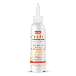 Huile capillaire Cantu au beurre de karité, à l'arbre à thé et au jojoba, 180 ml