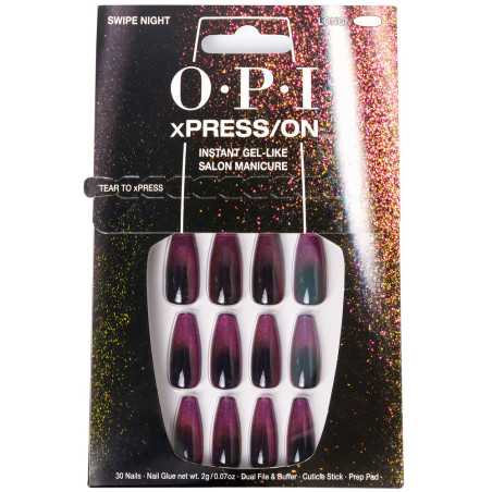 OPI xPRESS ON Unas Artificiales Nail Art Swipe Night 30 u by OPI for Unisex