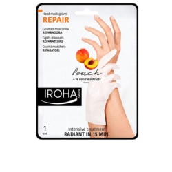 PEACH hand & nail mask gloves repair 2 u by IROHA for Unisex