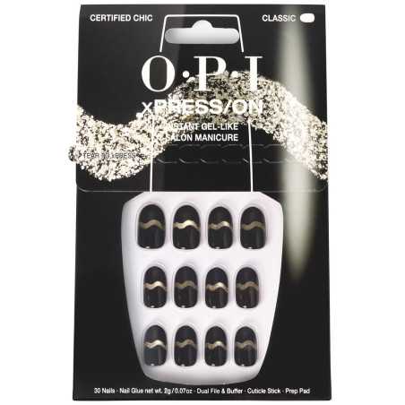 OPI xPRESS ON Unas Artificiales Nail Art Certified Chic 30 u by OPI for Unisex