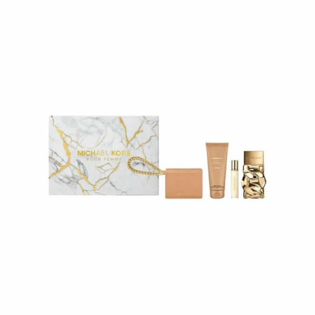 Michael Kors Pour Femme Eau de Parfum Spray 100ml Juego de 4 Piezas
