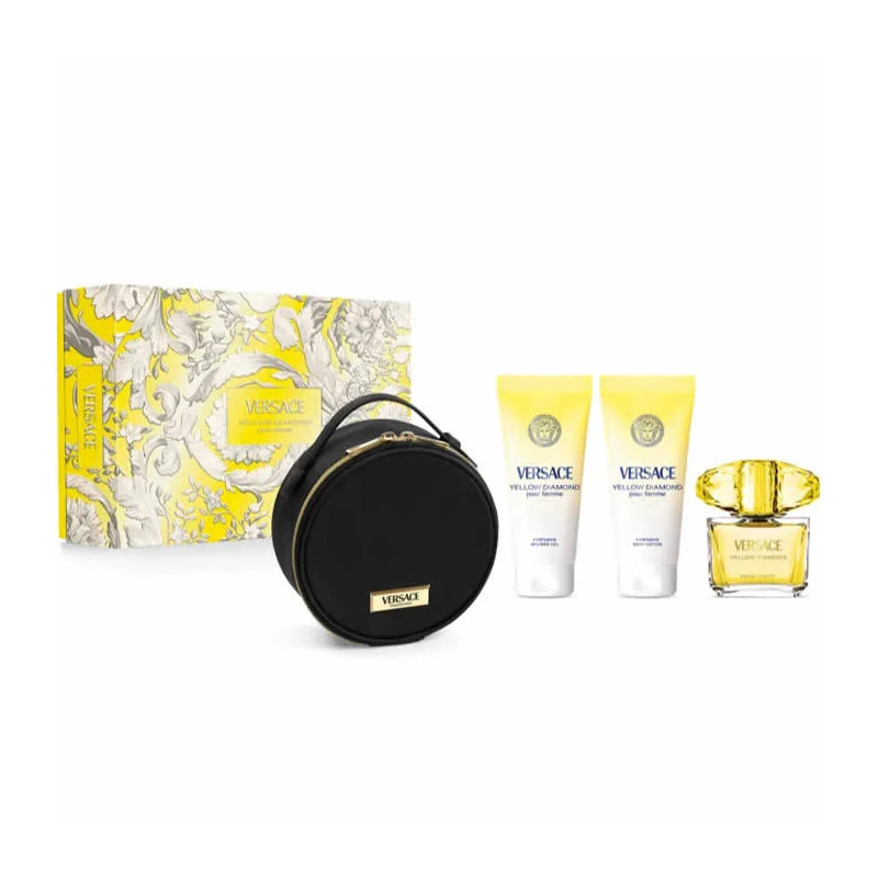 ÉTUCHE DIAMANT JAUNE 4 pièces