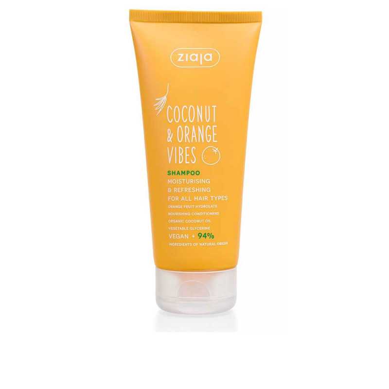 COCONUT & ORANGE VIBES champú hidratante y refrescante 200 ml by ZIAJA for Woman COCONUT & ORANGE VIBES champú hidratante y refrescante 200 ml by ZIAJA for Woman