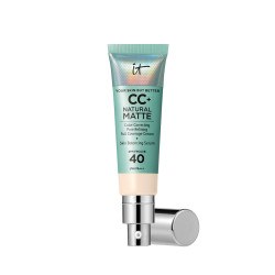 CC NATURAL MATTE base de maquillaje en crema SPF40 Fair ivory 32 ml by IT COSMETICS for Unisex