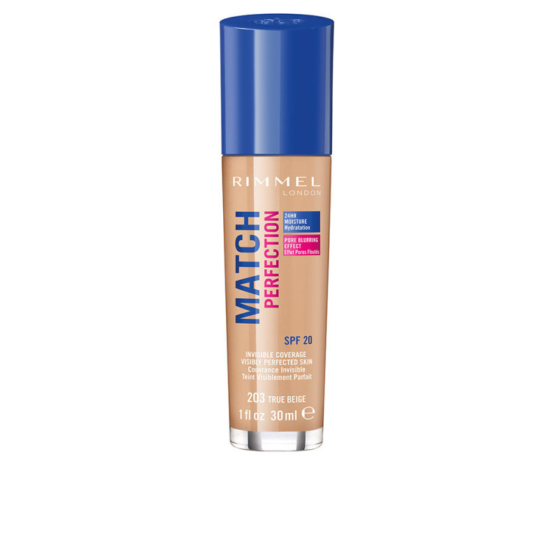 MATCH PERFECTION foundation 203 30 ml by RIMMEL LONDON for Unisex