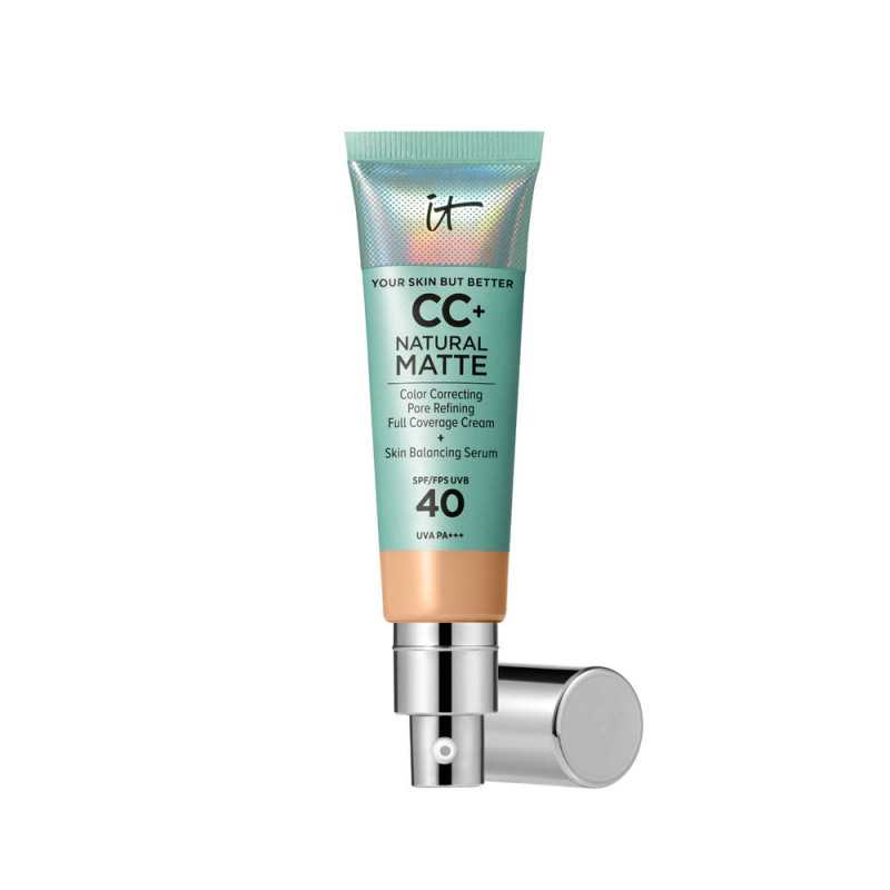 CC NATURAL MATTE base de maquillaje en crema SPF40 Medium 32 ml by IT COSMETICS for Unisex CC NATURAL MATTE base de maquillaje en crema SPF40 Medium 32 ml by IT COSMETICS for Unisex