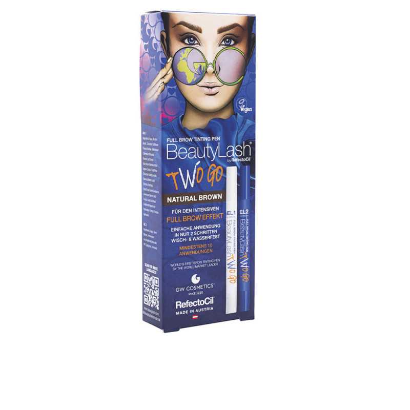 BEAUTY LASH TWO GO tinte para cejas Natural brown 2 u by REFECTOCIL for Unisex BEAUTY LASH TWO GO tinte para cejas Natural brown 2 u by REFECTOCIL for Unisex