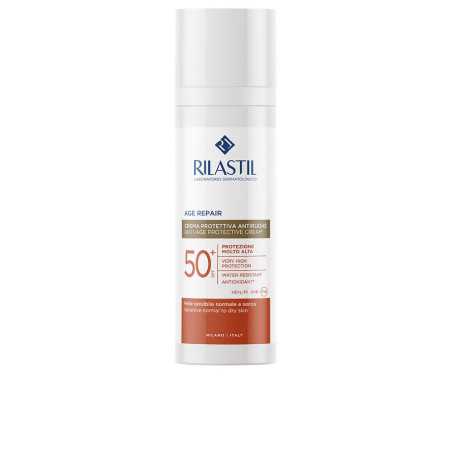 SUN SYSTEM age repair crema protectora antiarrugas SPF50+ 50 ml by RILASTIL for Unisex
