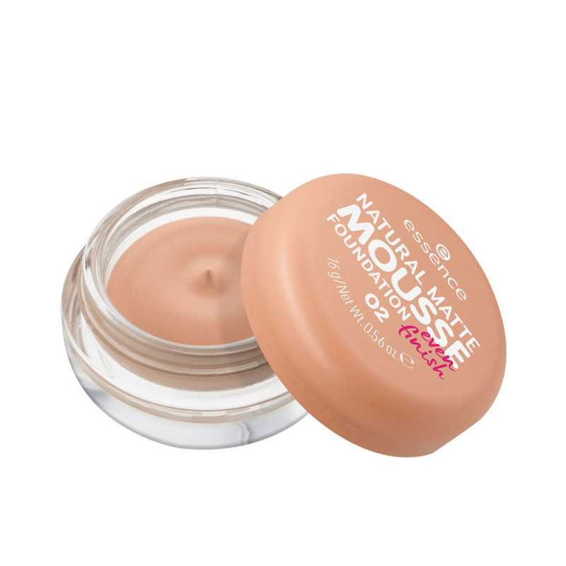 NATURAL MATTE base maquillaje en mousse 02 16 gr by ESSENCE for Unisex NATURAL MATTE base maquillaje en mousse 02 16 gr by ESSENCE for Unisex