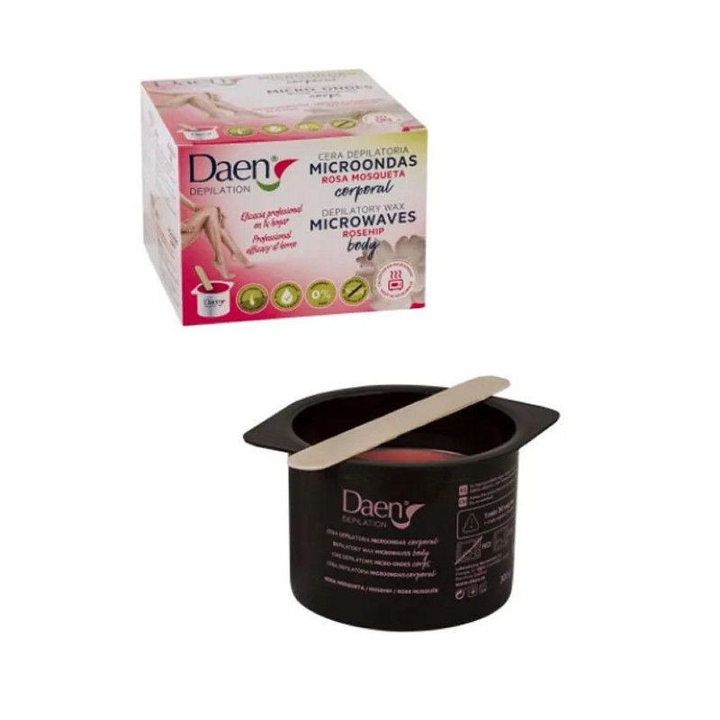 Cera depilatoria para microondas Daen Depilation Rosehip 300 g