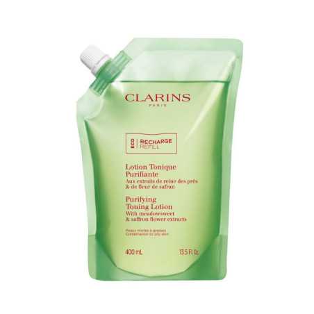 LOCIÓN TÓNICA purificante para pieles mixtas y grasas recarga 400 ml by CLARINS for Woman