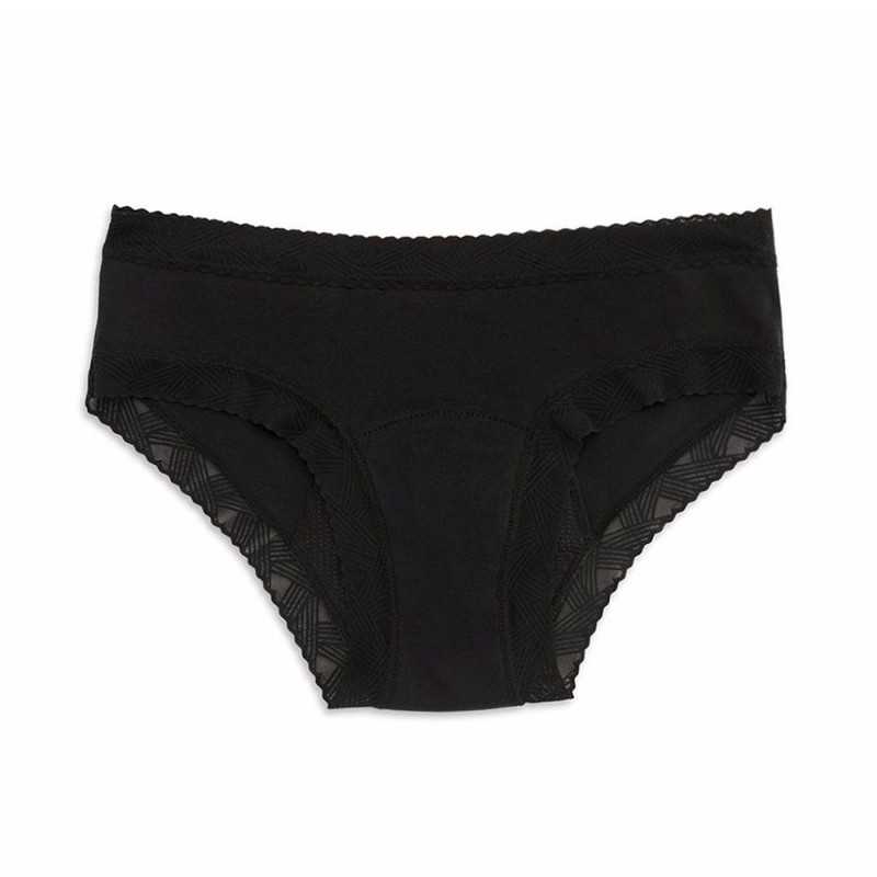KIWITAS DOBLE BLONDA braguitas menstruales negro S 1 u by PLATANOMELON for Woman