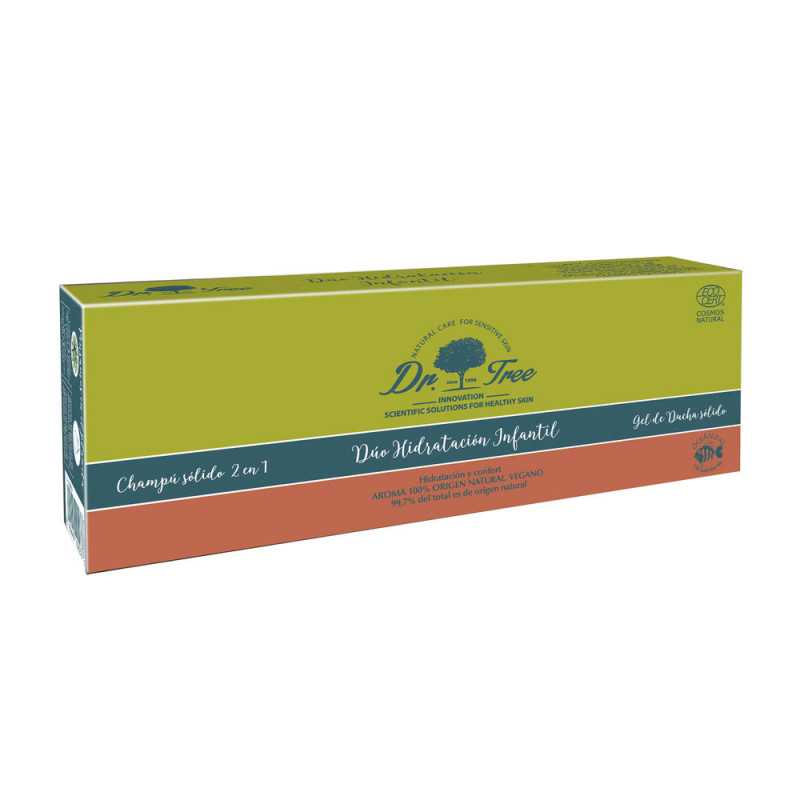 CHAMPÚ Y GEL SÓLIDOS HIDRATACION INFANTIL PIEL SENSIBLE ESTUCHE 2 pz by DR. TREE for Unisex CHAMPÚ Y GEL SÓLIDOS HIDRATACION INFANTIL PIEL SENSIBLE ESTUCHE 2 pz by DR. TREE for Unisex